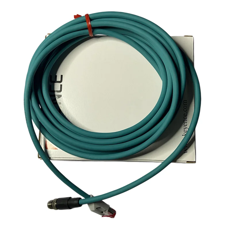 KEYENCE OP-87230 OP-87231 OP-87232 OP-87353 OP-87354 Barcode Reader Ethernet Cable 2m Used for Network Communication in Stock