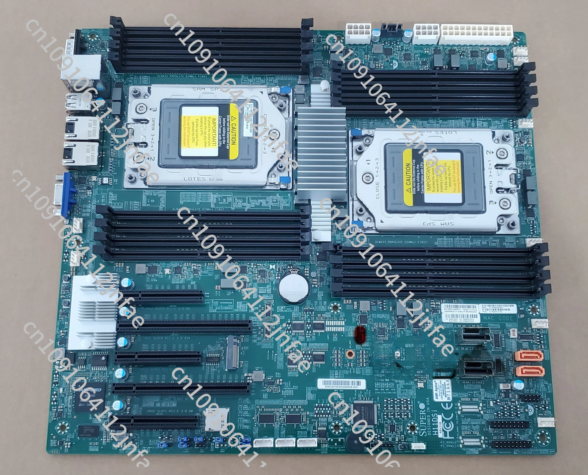 2022 FOR Ultramicro H11DSi H11SSL-i AMD single and dual way server motherboard EPYC Xiaolong host 7601 7542