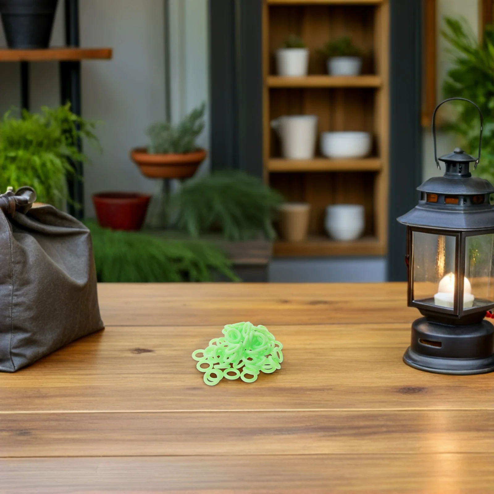 

400Pcs Fluorescent Glow Tent Peg Rings Silicone O Shape for Outdoor Camping Nighttime Tent Stake Secure Stake Holder Ring