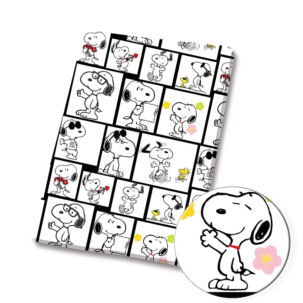 Tela de dibujos animados DIY140 * 50cm costura hecha a mano Patchwork acolchado vestido de bebé hoja para el hogar tela impresa costura niños Fabri