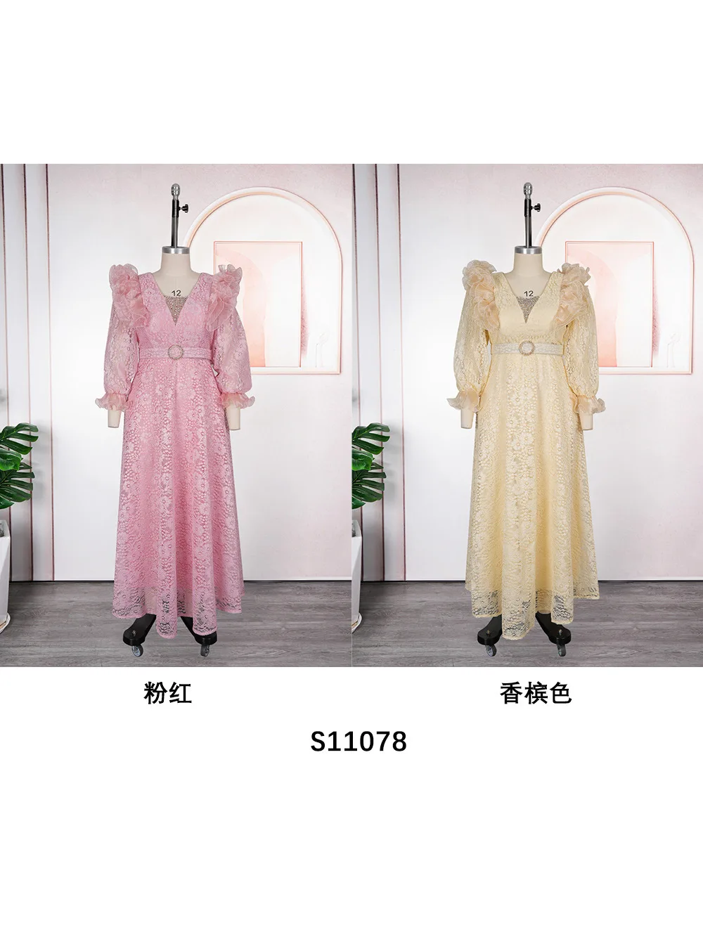 Africa Clothing African Dresses for Women Dashiki Maxi Robes Elegant Long Dress Pink Lace Wedding Party Prom Evening Gown 2026