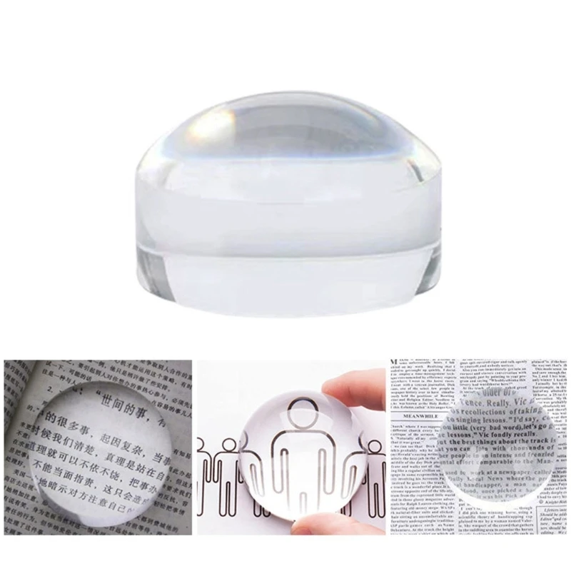 Upgraded Acrylic Magnifier Lightweight Acrylic 65MM for Travel Use Dropshipping