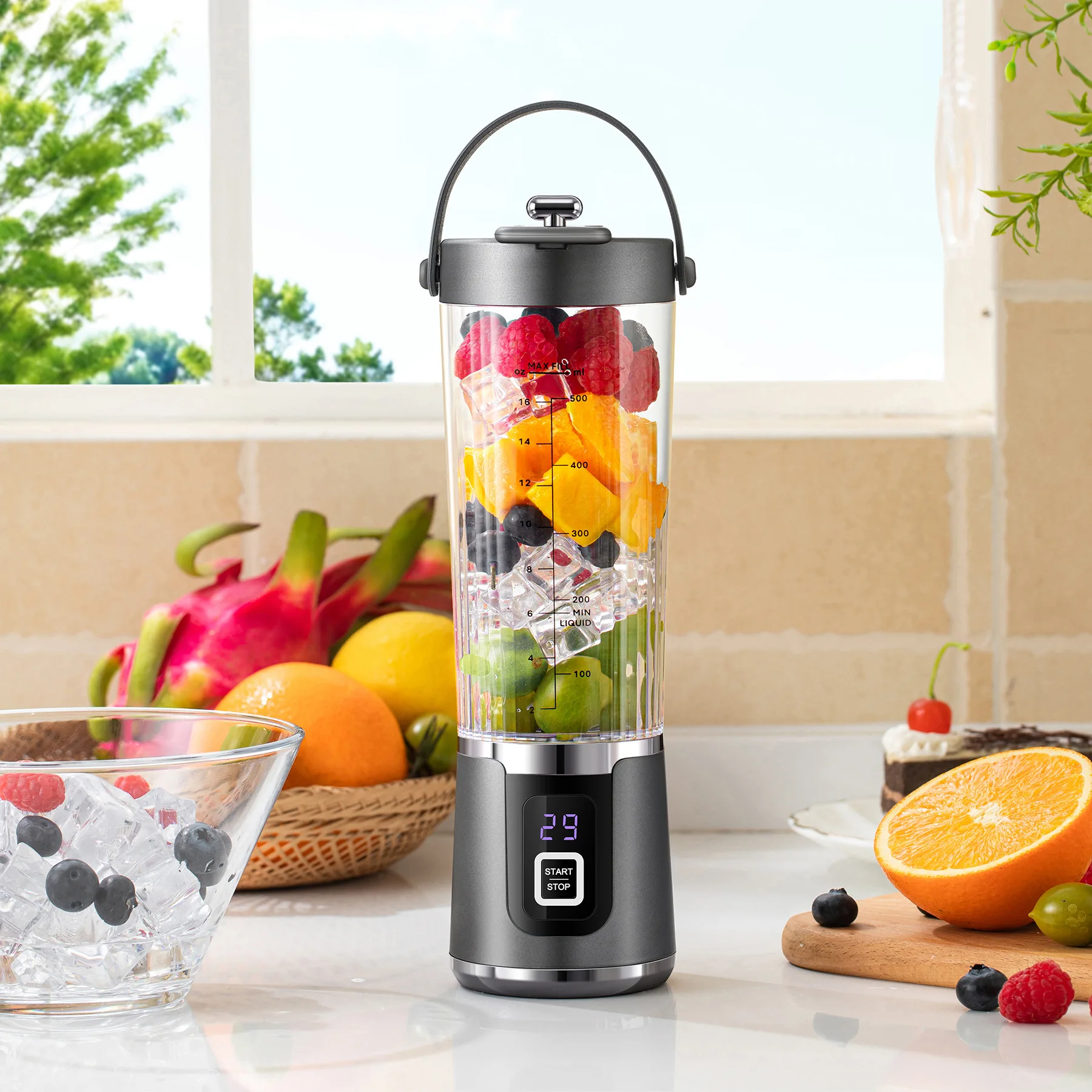 

Juicer Household Crushed Ice Juicer Cup USB Charging Portable Juicer Outdoor Travel Cup 10 Dollars