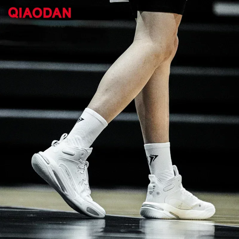 QIAODAN FANGS REV Basketball Shoes Men 2023 New Anti-Slippery High Quality Professional Breathable Anti-slip Sneakers AM33230188