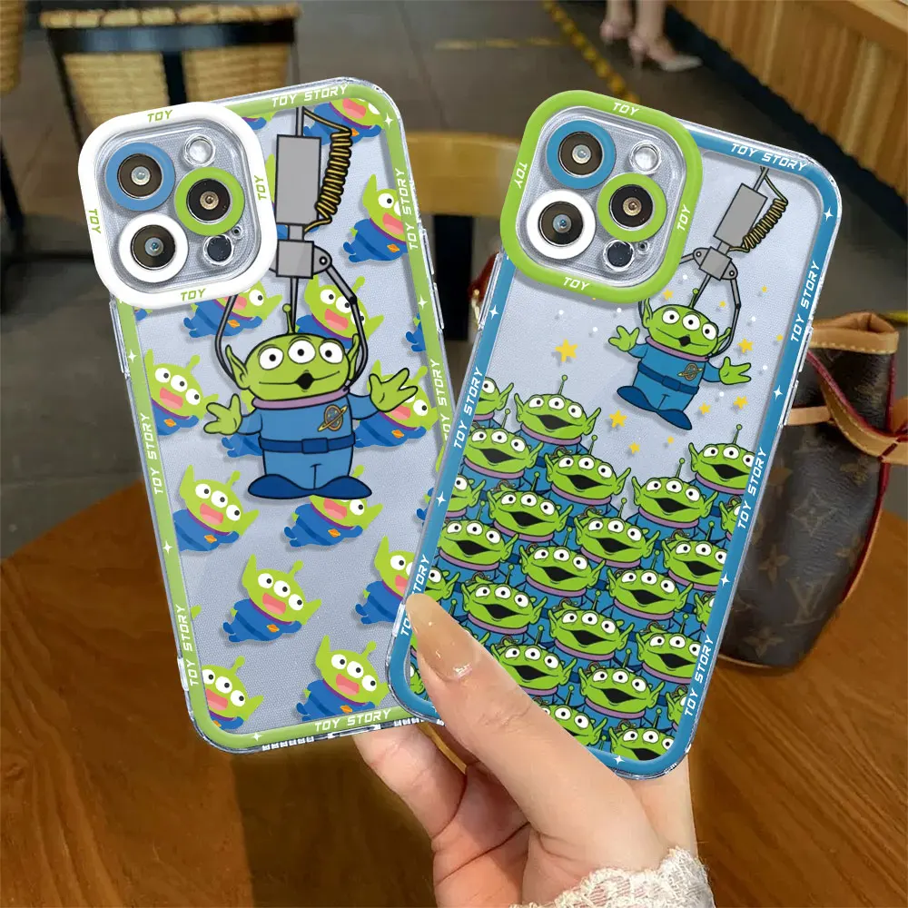 Toy Story Aliens Case for Redmi 10C 12C 9C 9T 9 12 10 9A 10A 13C Transparent Soft Capa Funda TPU Cover