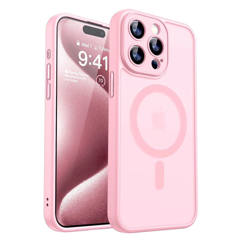 Luxury Matte Translucent Shockproof Magnetic Case For Magsafe For iPhone 17 16 15 14 Plus 13 12 11 18 Pro Max 17Air 16e Cover