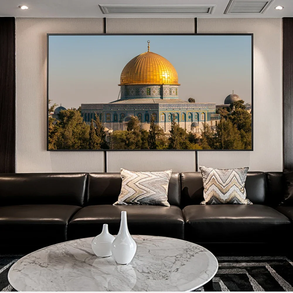 Dome of the Rock Wall Art Paintings Print on Canvas Posters And Pirnts Islamic Pictures Muslim Art Prints Home Decor