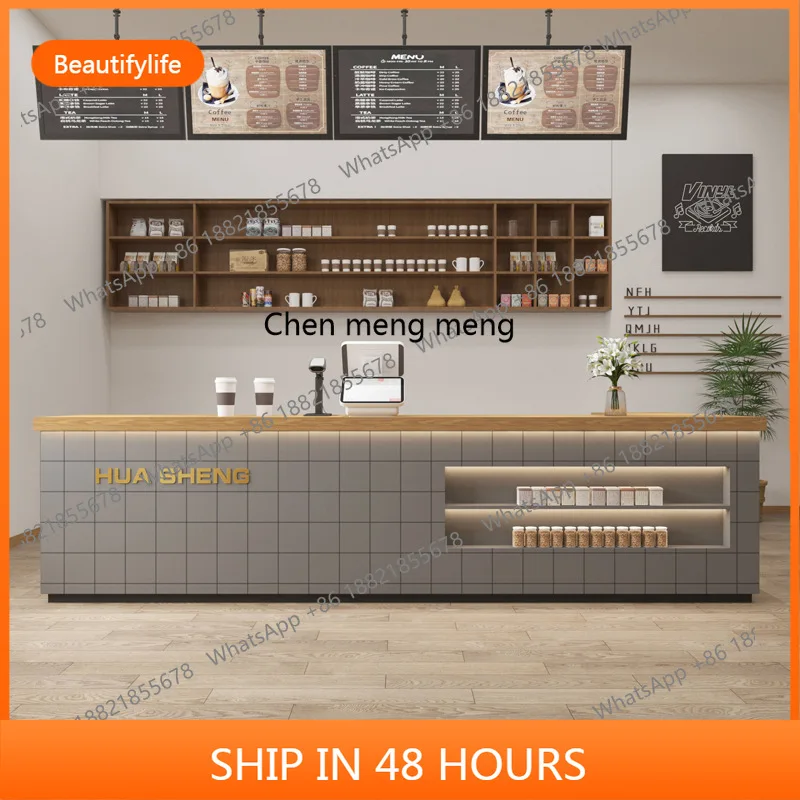 Kaffee Milch Tee Shop Kasse Bäckerei Kuchen Dessert Shop Rezeption Hotel Rezeption Theke