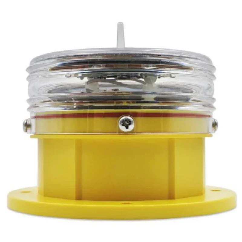 

Integrated solar beacon light red obstacle buoy fishing boat collision dock port breeding area warning