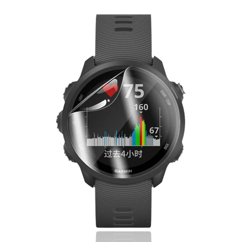 보호대 스크래치 방지 투명 필름, Garmin Forerunner 245/ 245 뮤직 젤 소프트 스크린, 5 개