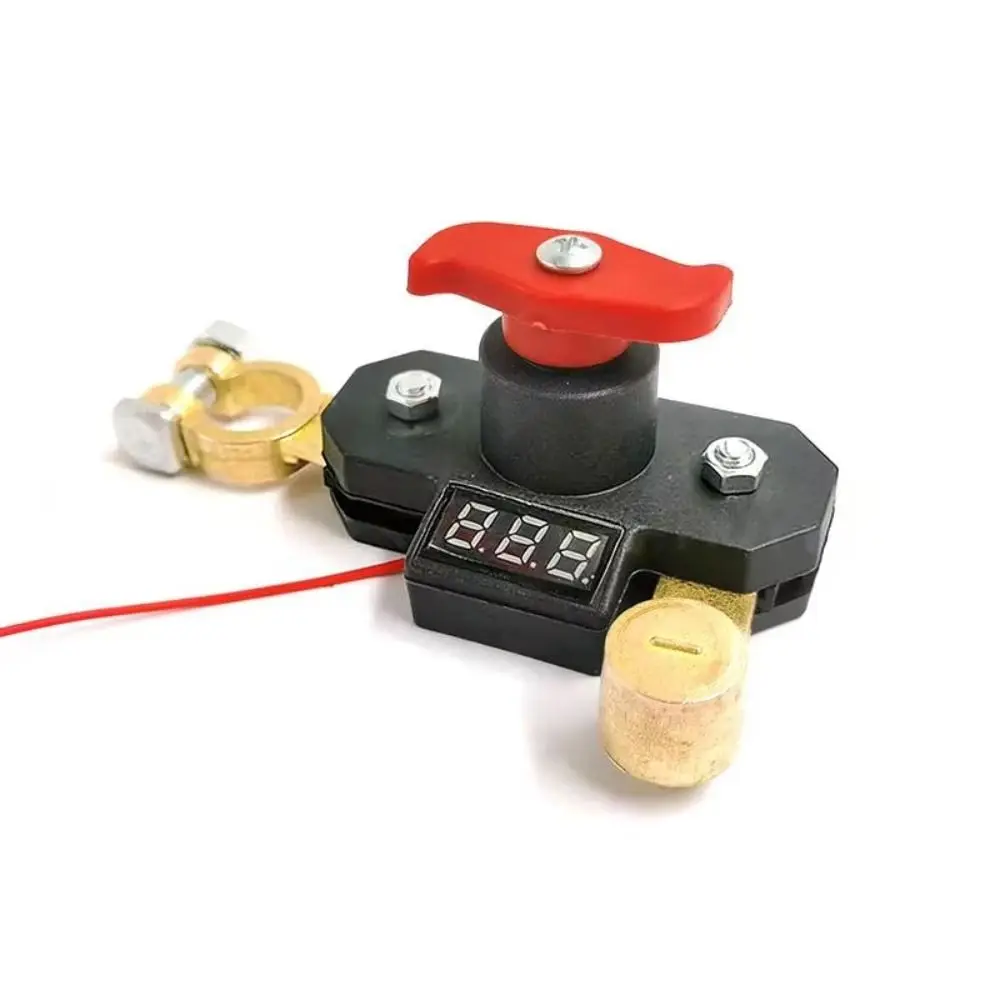 Dual-rotary Switch Battery Kill Switch Bidirectional Joint Digital Voltage Display Battery Power Switch