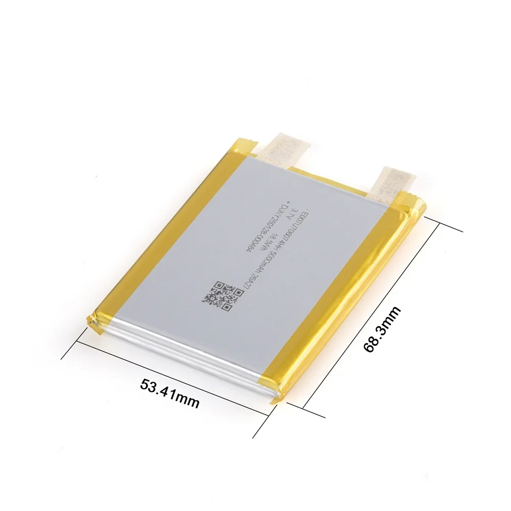 High Safety 706074 3.7V 5000mAh Semi-Solid State Battery Rechargeable Lithium Battery for Power Bank Bluetooth Speaker LED Light