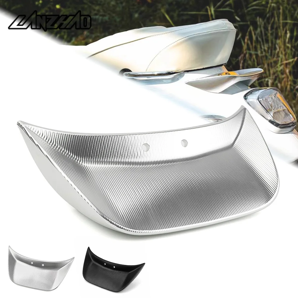 Motorcycle Ducktail Rear Grab Tail Holder Cover CNC Aluminum Faring Accessories Parts for Vespa Sprint Primavera 150 2013-2023