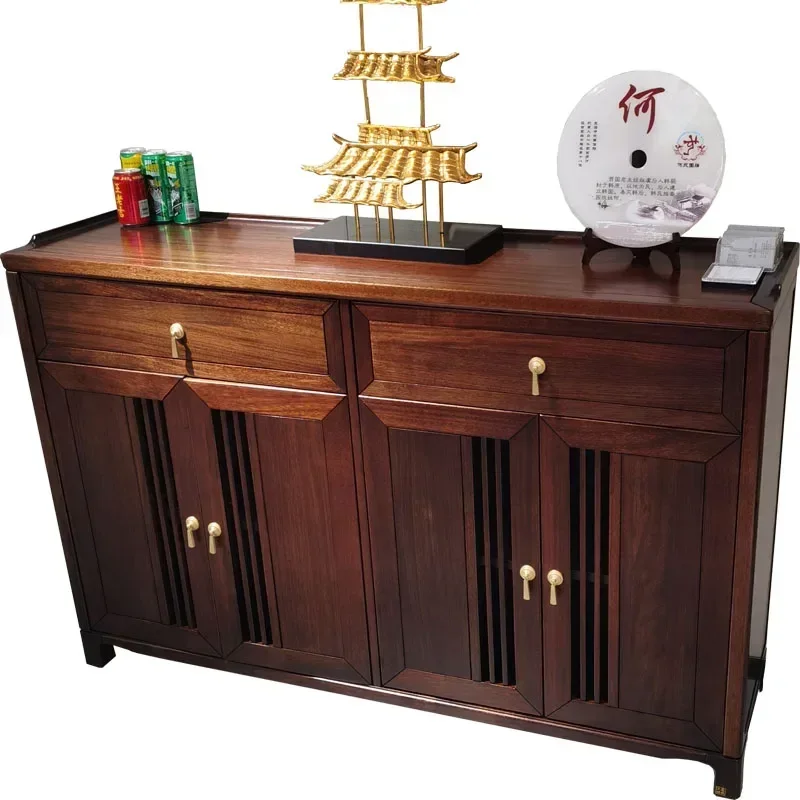 

New Chinese Style Sideboard Cabinet Modern Villa Light Luxury Storage Villa Entrance Cabinet