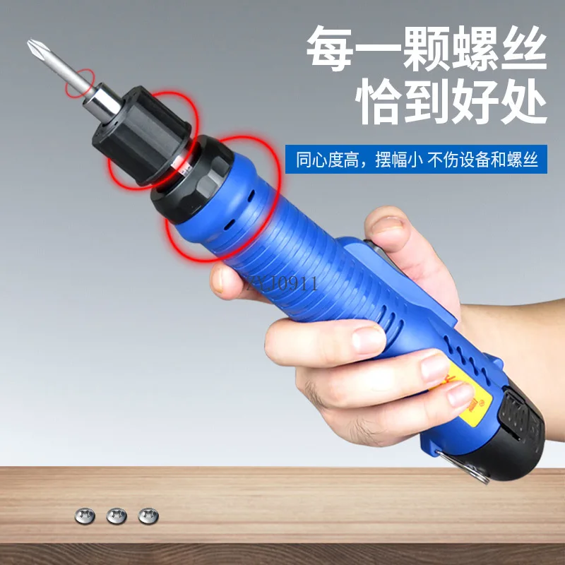 مفك براغي ببطارية ليثيوم متعدد الوظائف قابل لإعادة الشحن بمقبض مستقيم صغير 802 مفك براغي كهربائي لاسلكي