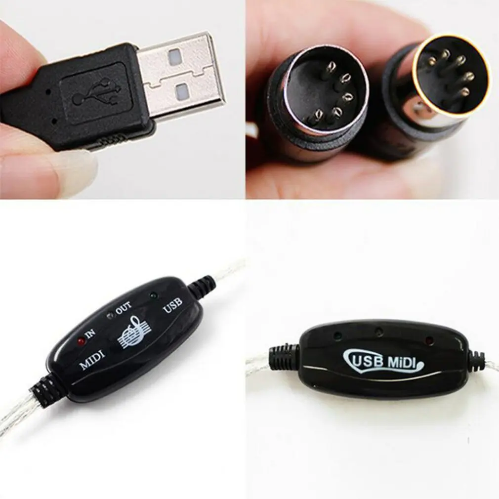 Рисунок 3 - Интерфейсный кабель MIDI-USB IN-OUT