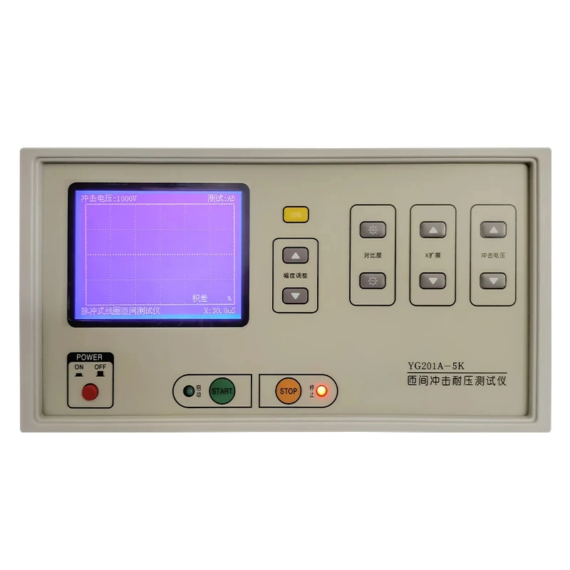 

Voltage withstand tester turn to turn insulation pulse type coil impulse short circuit