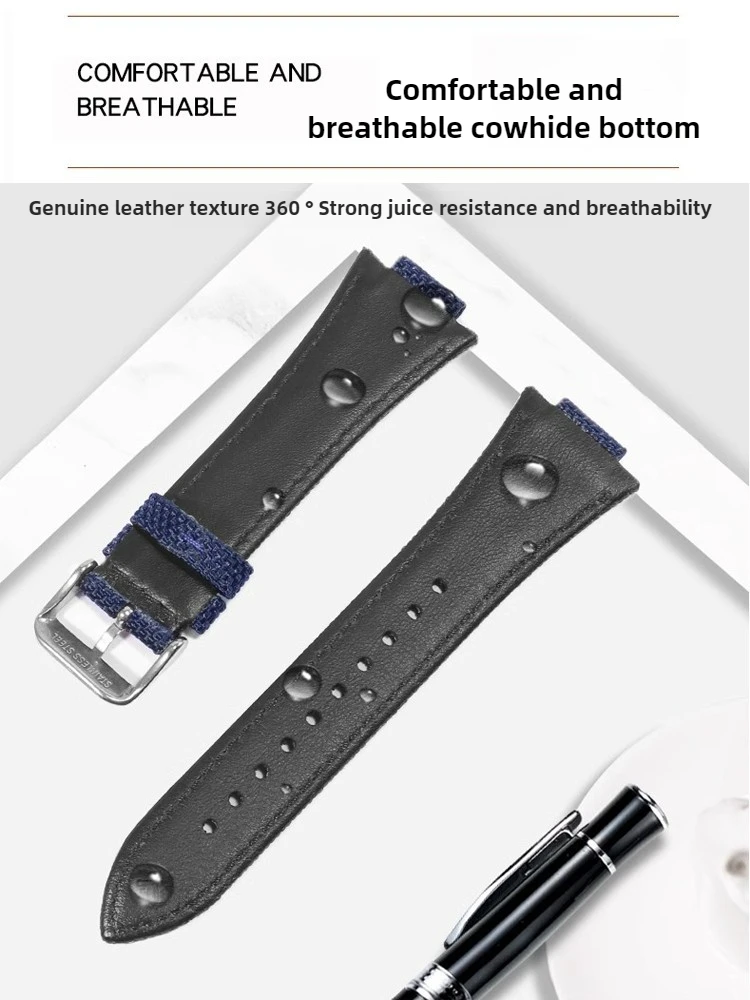 مناسبة لحزام ساعة كاسيو GST-B400 EFB-680 حزام ساعة قماش نايلون لتسلق الجبال #4