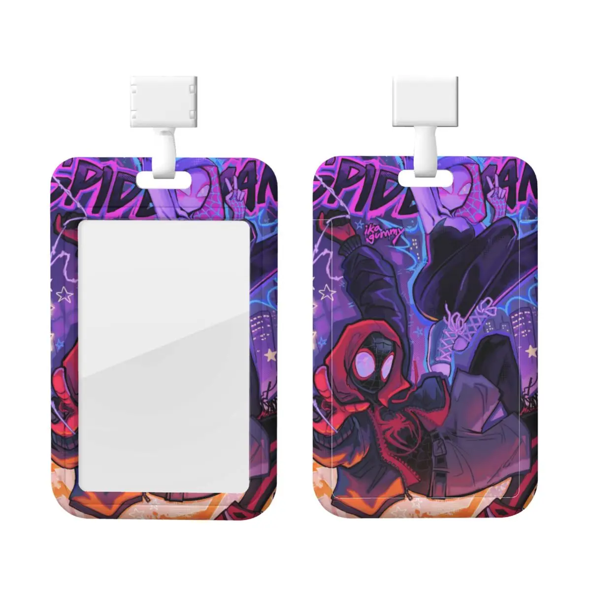 

Custom Spider Man Credit Card Holders Neck Strap Lanyard ID Badge Card Holder Superhero Factories Nurse Card Holder