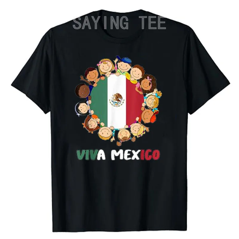 Viva Mexico-Shirt Independence Day Mexican Pride T-Shirt Funny Mexico Proud Patriotic Graphic Tee Gifts Las Posadas Novelty Tops