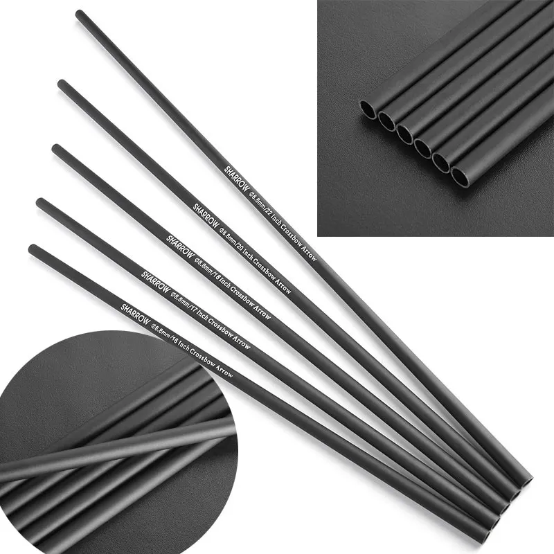 

Archery Mixed Carbon Arrow Shaft 16/17/18/20/22inch OD 8.8mm ID 7.6mm Crossbow Hunting Outdoors Shooting DIY Arrow Tube 6/12pcs