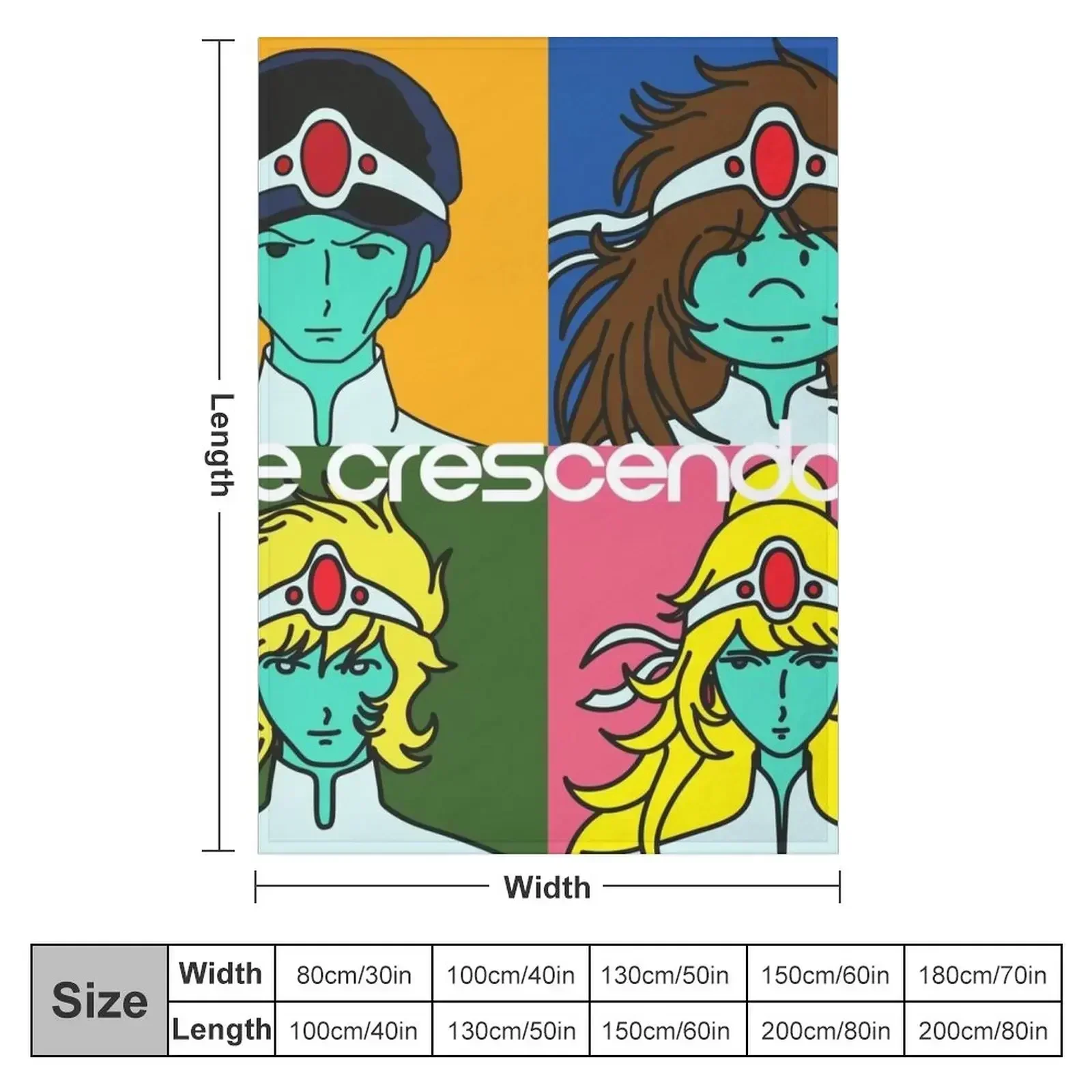 The Crescendolls [Alien version] Throw Blanket Furry Summer Beddings Thin Winter beds Blankets