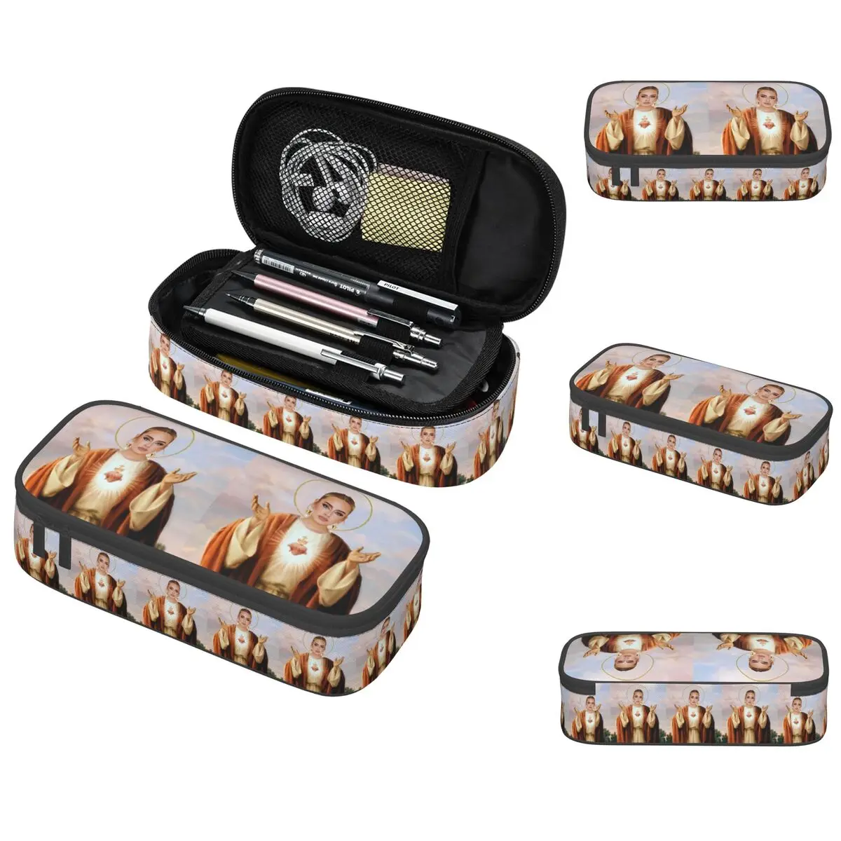 

Adele In Munich Music Tour Accessories Pencil Case for Kids School Pen Box Pencil Bag Stationery Supplies Pen Holder Bag