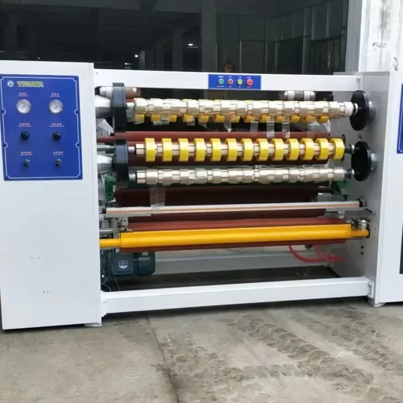 Color Automated Slitter Rewinder Jumbo Roll Tape Slitting Runwo