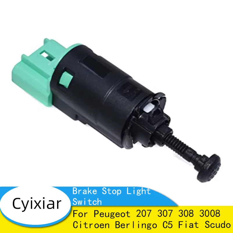 9665602380 9150103780 1PC Brand New Brake Stop Light Switch for Peugeot 207 307 308 3008 Citroen Berlingo C5 Fiat Scudo
