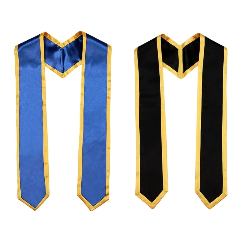 

S1Y1 160x9.5cm Grad Season Adult Graduation Stole Sash for Academic Etiquette Belt