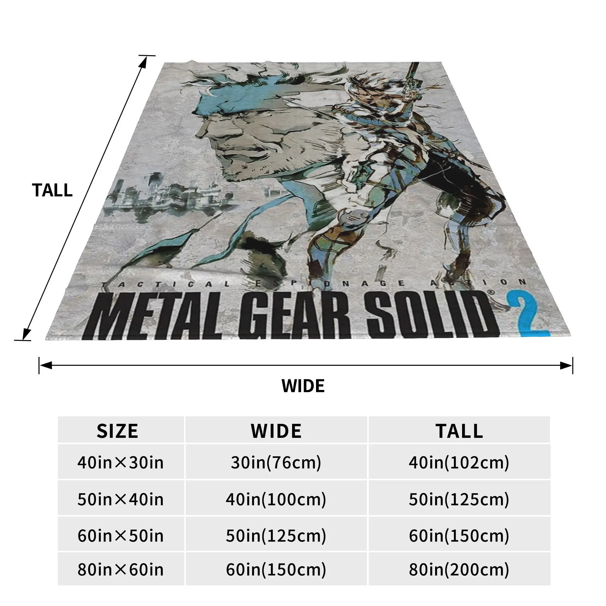 Metal Gear Solid Enter Shadow Moses Comic MGS1 Games Blankets Flannel Throw Blanket for Couch Bedding Travel Throws Bedspread