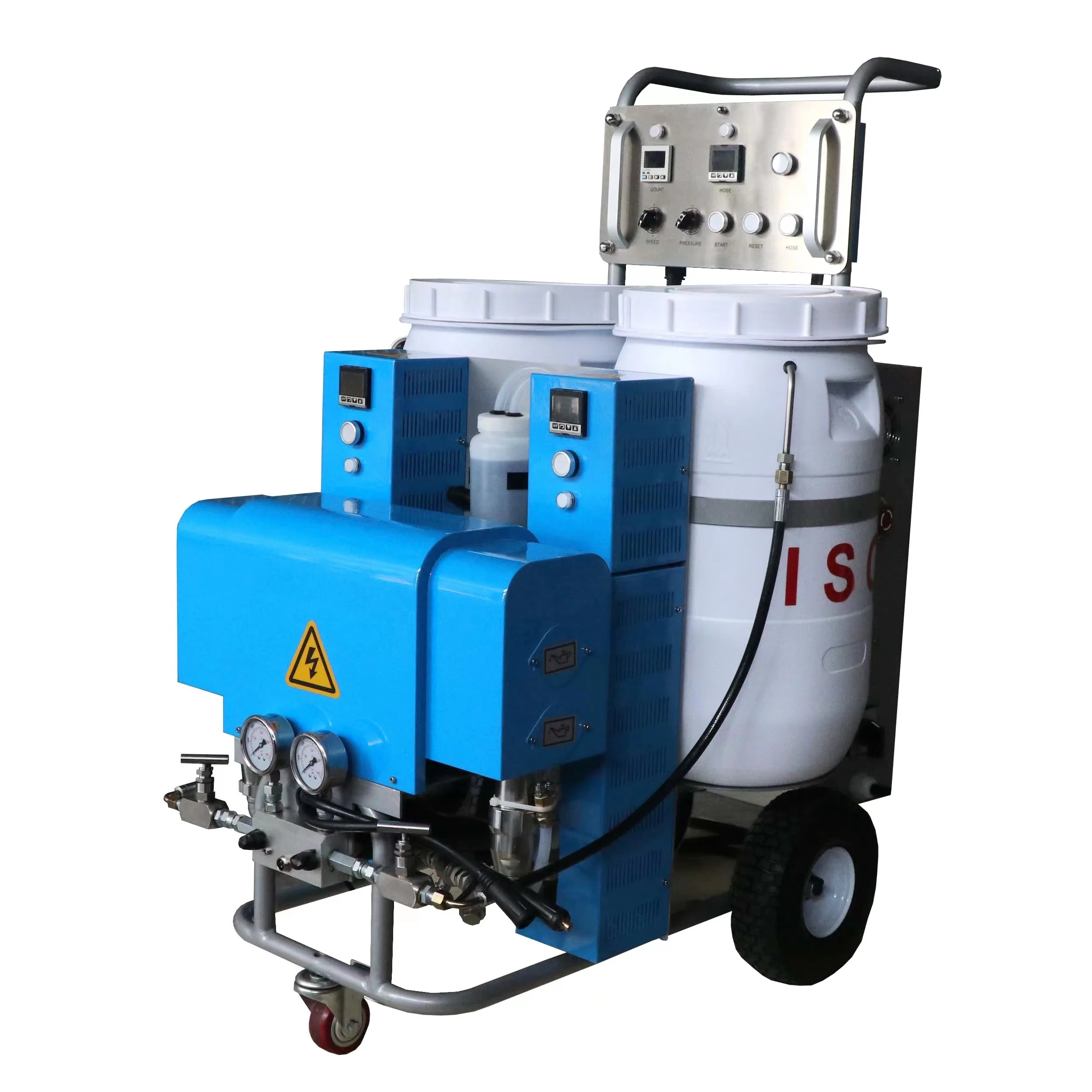 full electric driven polyurethane foam reactor machine FD-E10 for house wall roof insulation