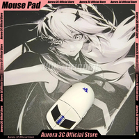 WALLHACK Glass Gaming Mouse Pad Upgrade Faith Yume Coating Frenzy SORA Glass Custom FPS Desk Mat Esport Office Gamer Accessories