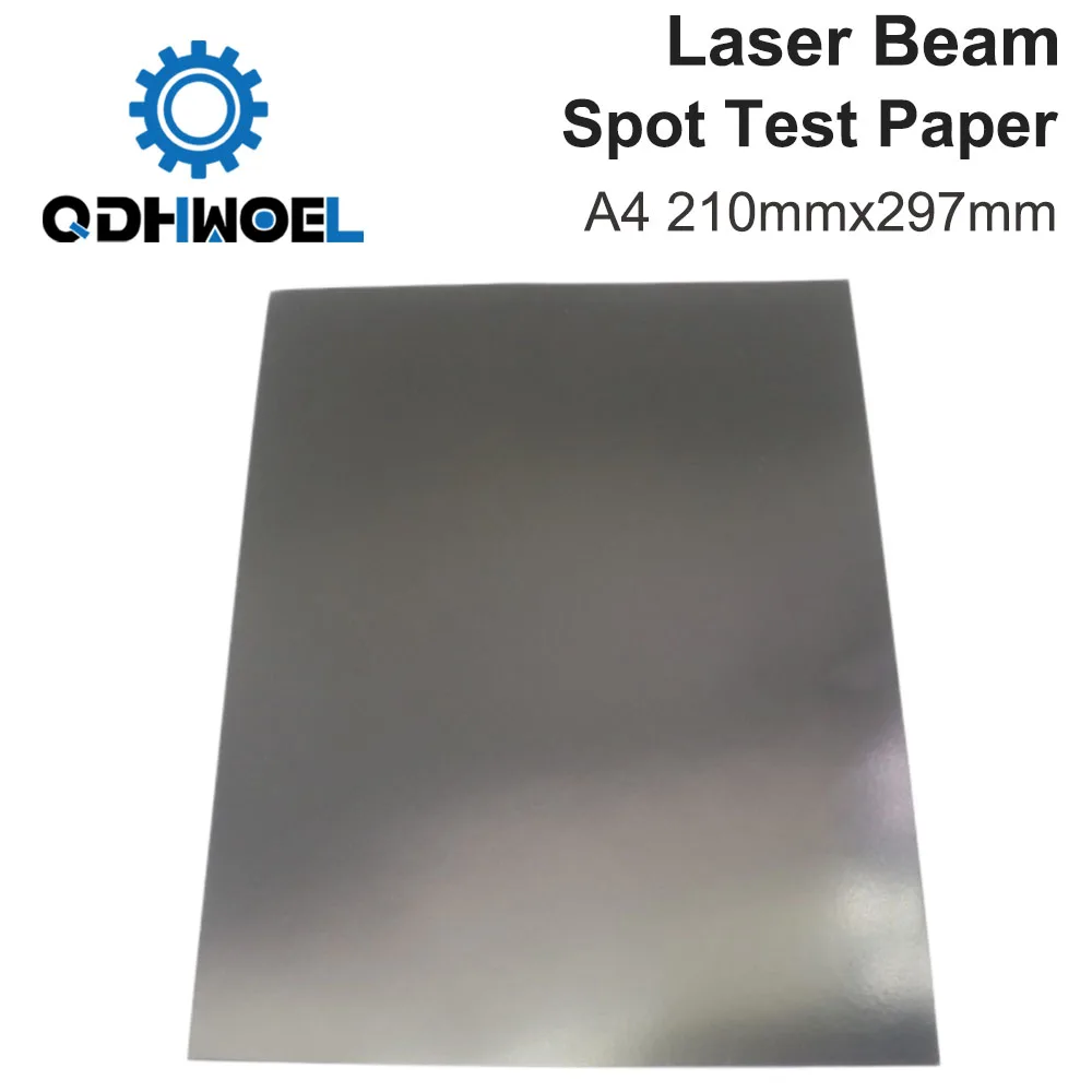 QDLASER Laser Beam Spot Test Paper Film for Light Point Check & Quality Debugging, Sample Testing for Engraving Cutting Machine