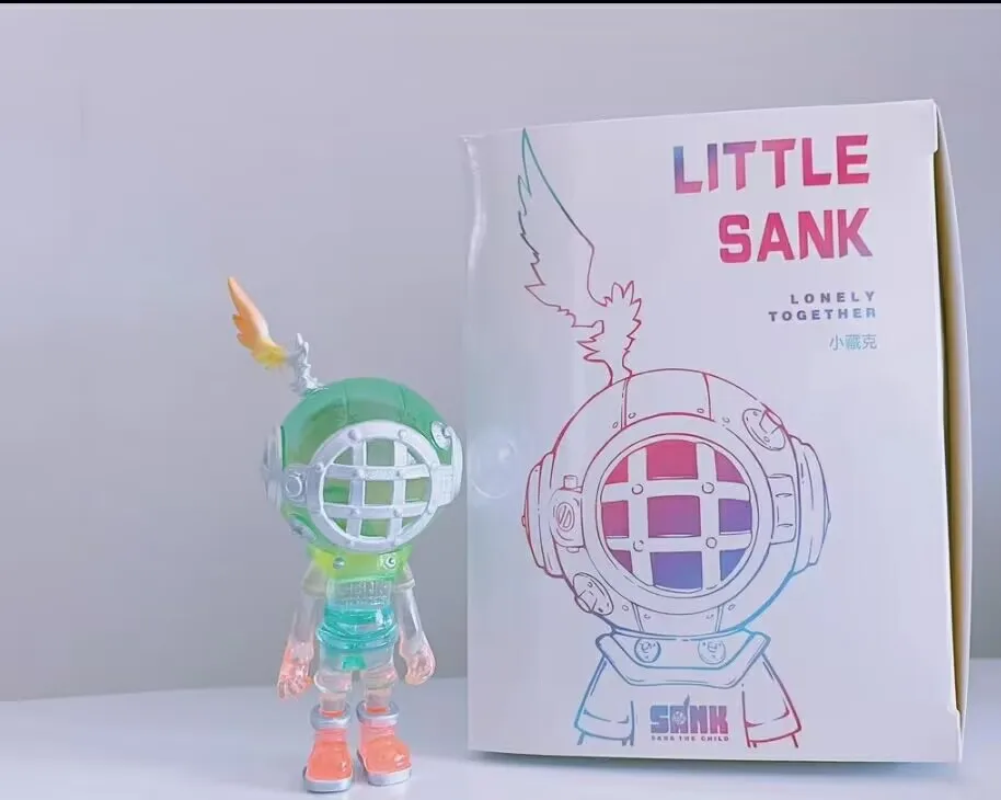 Sank ของเล่น Sank เด็ก Little Sank Spectrum พีช Mint เรซิ่นทาสีคอลเลกชันรูปหุ่นรูปปั้น