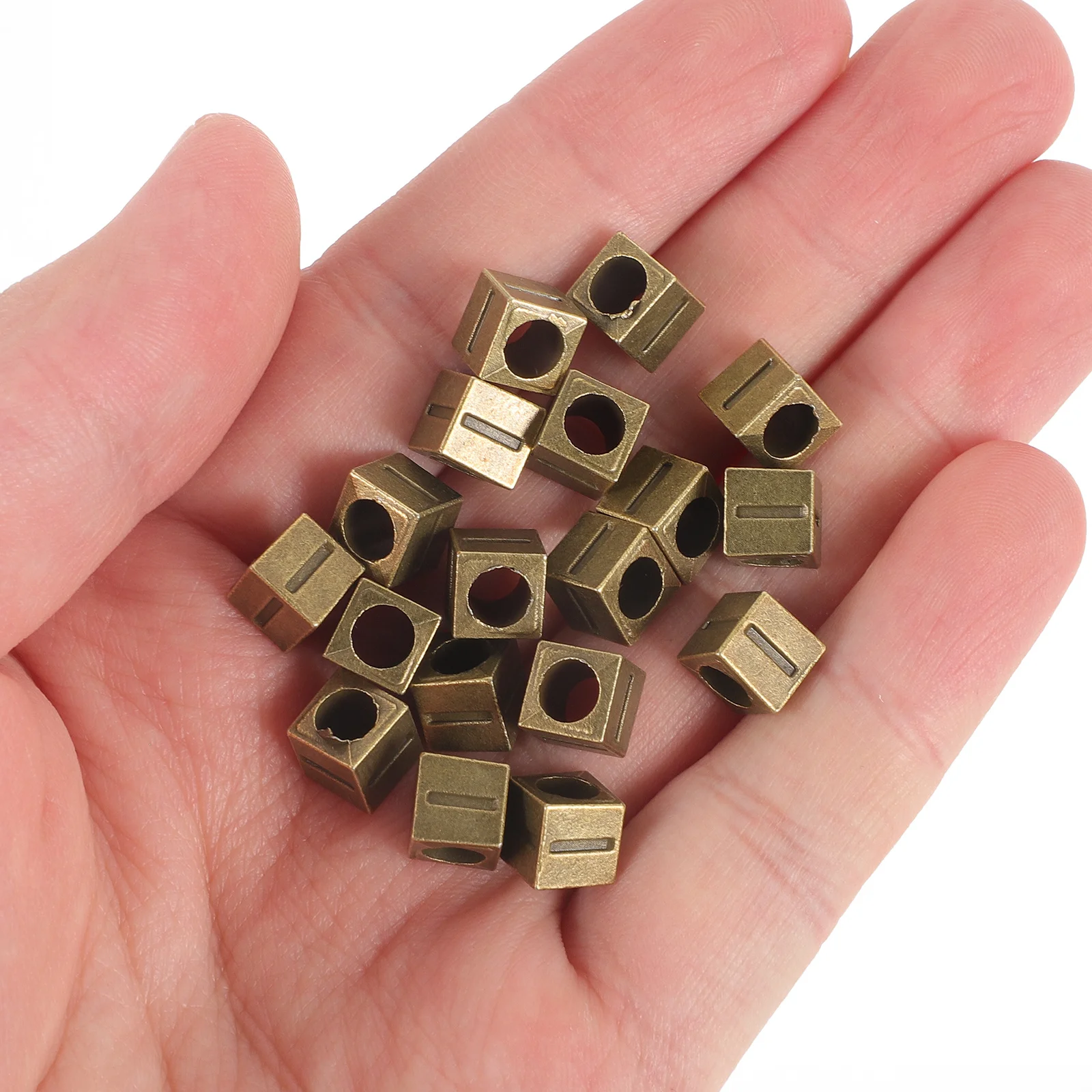 

100Pcs Vintage Letter Alloy Spacer Beads for DIY Necklace Bracelet Earrings Dangle Jewelry Accessories Charms Spacer Bead