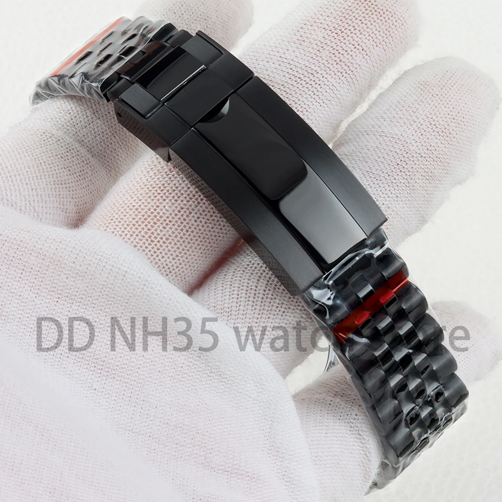 36/39mm Black PVD NH35 Case and Bracelet for Datejust Mod NH35 NH36 movement 28.5mm Dial Jubilee/Oyster Strap Stainless steel