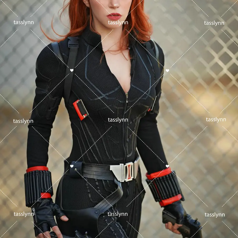 Black Widow Cosplay Kostüm Karneval Natasha Romanoff Kampf Kleidung Superheld Overall Fancy Halloween Kostüme Film Endgame
