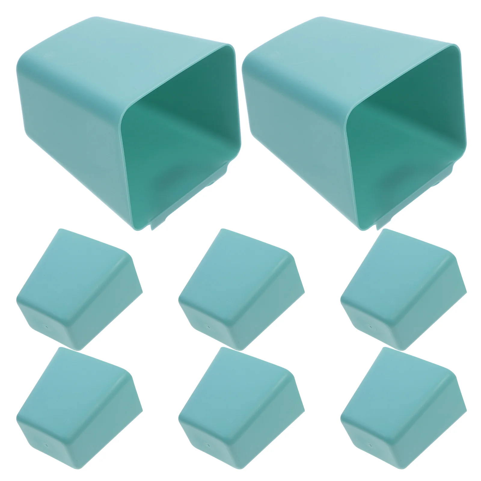 

8Pcs Plastic Small Hanging Baskets Buckets Over Door Organizer Storage Holder for Kitchen Bathroom Office Makeup