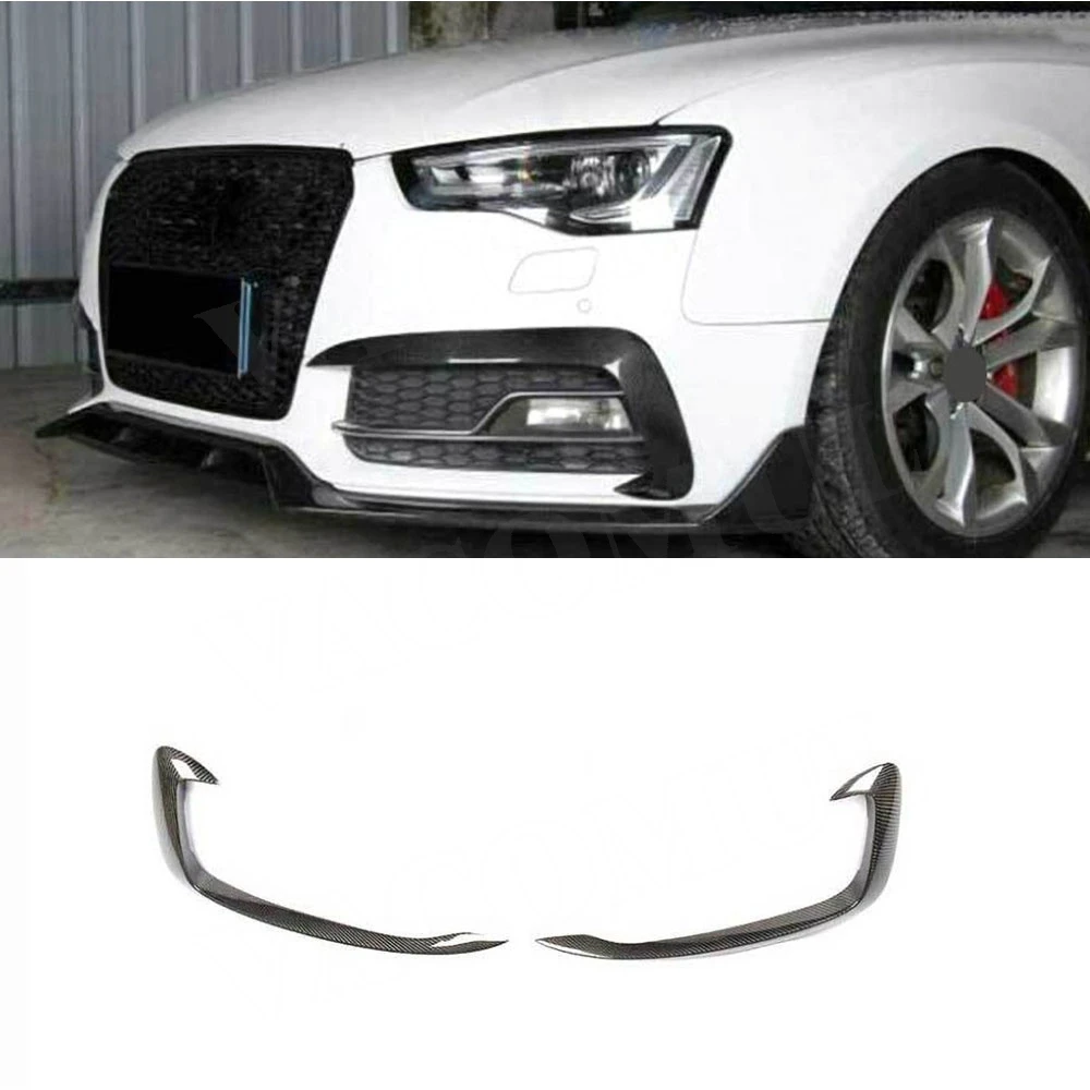 

VACOMUL For Audi A5 Sline S5 2012 2013 2014 2015 2016 Carbon Fiber Front Fog Light Eyebrows Cover Trims FRP Cars Accessories