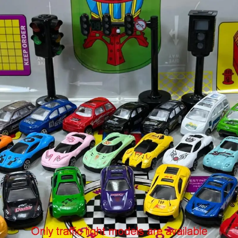 

1 шт., мини-модель стоп-сигнала, игрушки, игрушка для безопасности дорожного движения, световые знаки, модель моделирования, мини-светофор, строительные блоки для детей