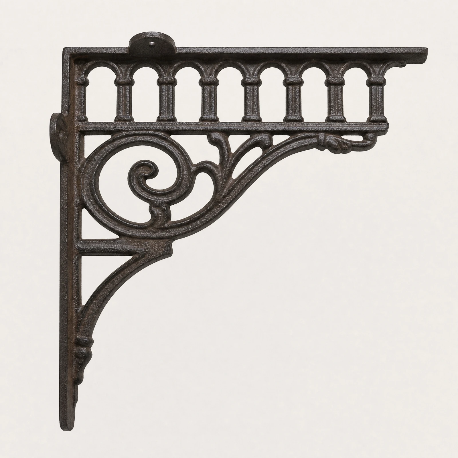 L-Shaped Support Bracket Rustic L-Shaped Shelf Brackets Metal Shelf Brackets DIY for Household Storage, Traditional Interiors