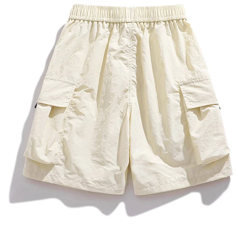 Skateboard-Shorts für Damen, Sommer, lässig, lockere Shorts mit Gürtel, Herren, große Tasche, Cargo-Shorts, atmungsaktiv, Bermuda, gerade Shorts – Detail 21