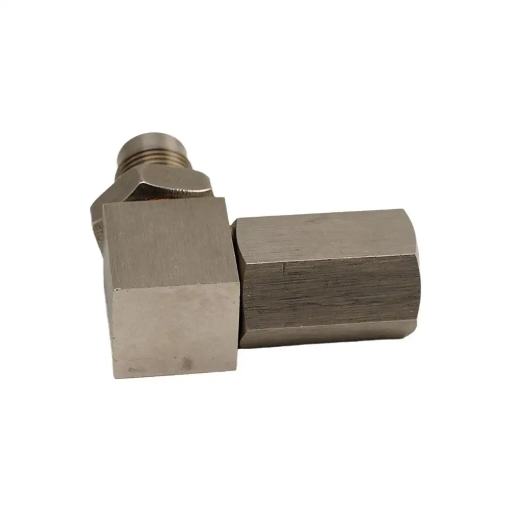 M18*1.5 Universal Exhaust Catalyst Rear Oxygen Sensor Spacer 90 Degree Mini Catalyst Lambda O2 Adapter