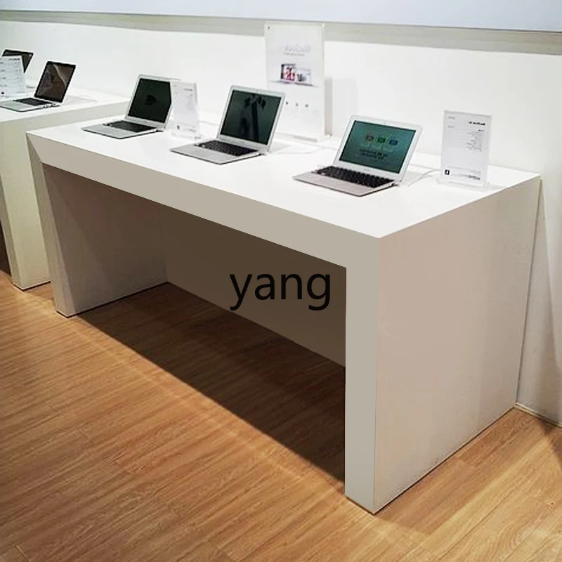 LMM Custom Computer Experience Desk Digital Tablet Computer Mobile Phone Experience Smart Lock Display Desk