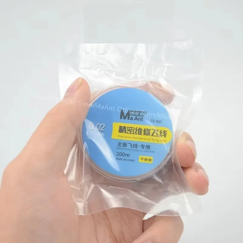 MaAnt Kupfer 0,01 0,02 0,09 mm Fliegende Lötbrücken für Mobiltelefon Computer Motherboard Akku Touch ID Verbindungskabel – Detail 5