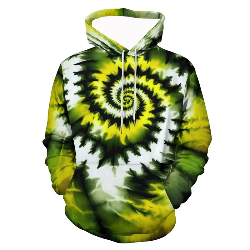 

Funny Trippy Tie Dye 3d Hoodies Fashionable Casual Funny Hoodie Men's Street Hip-hop Sports Hoodie Long Sleeves Treetwear Tops