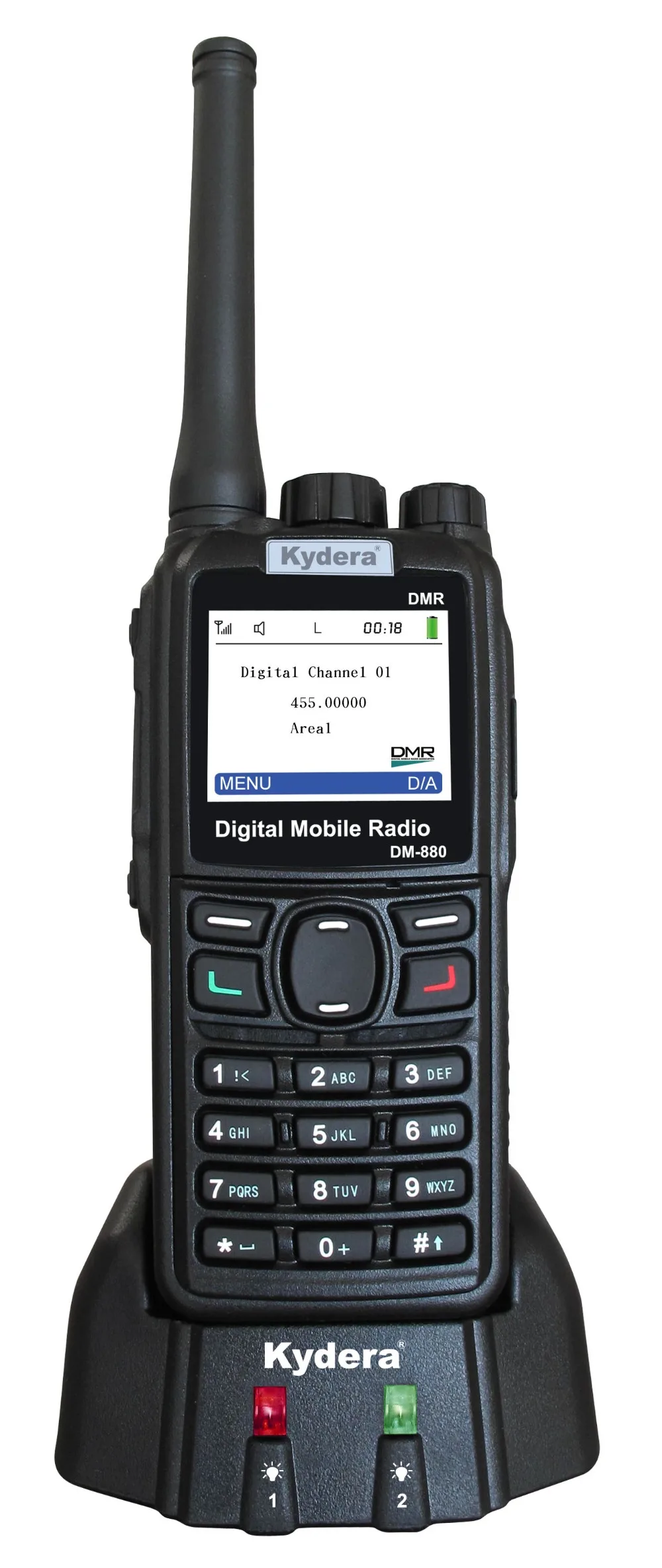 GPS 안전 풀 파워 디지털 DMR 욕실 라디오, GPS Kydera DM-880, DMR 리피터 포함