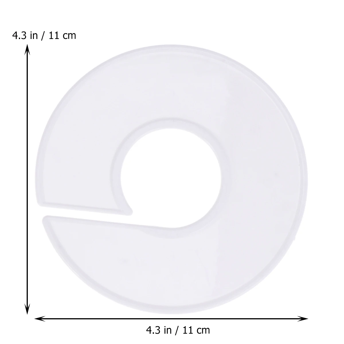 

10pcs Separator Partition Clothes Size Buckles Round Hanger Durable Sewing Accessories Craft Hardware Fasteners