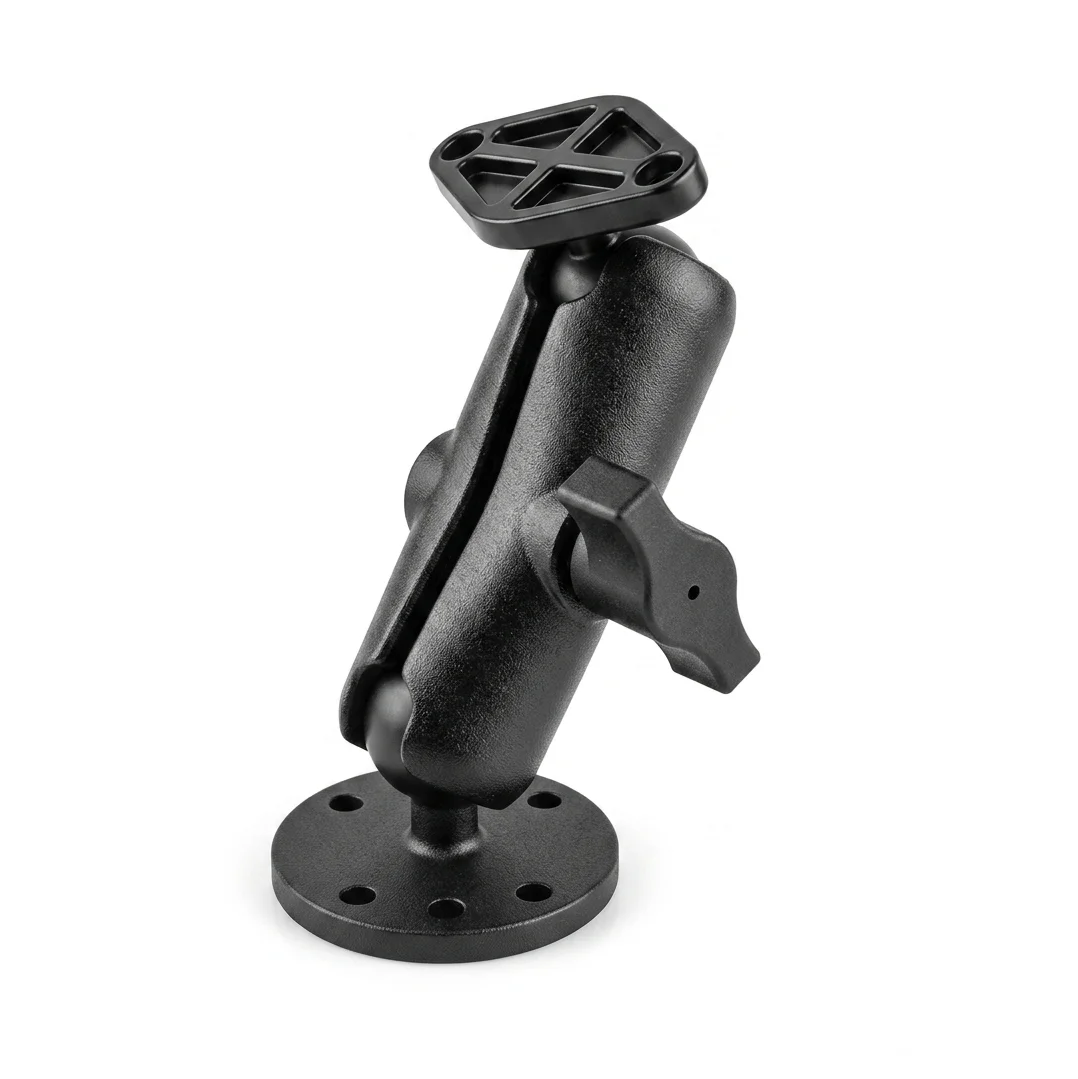 1 Inch 25mm Ram Ball Mount Double Socket Frame Holder Arm B Size Ball Mount for Boats Kayak Amps Gps Support Bracket